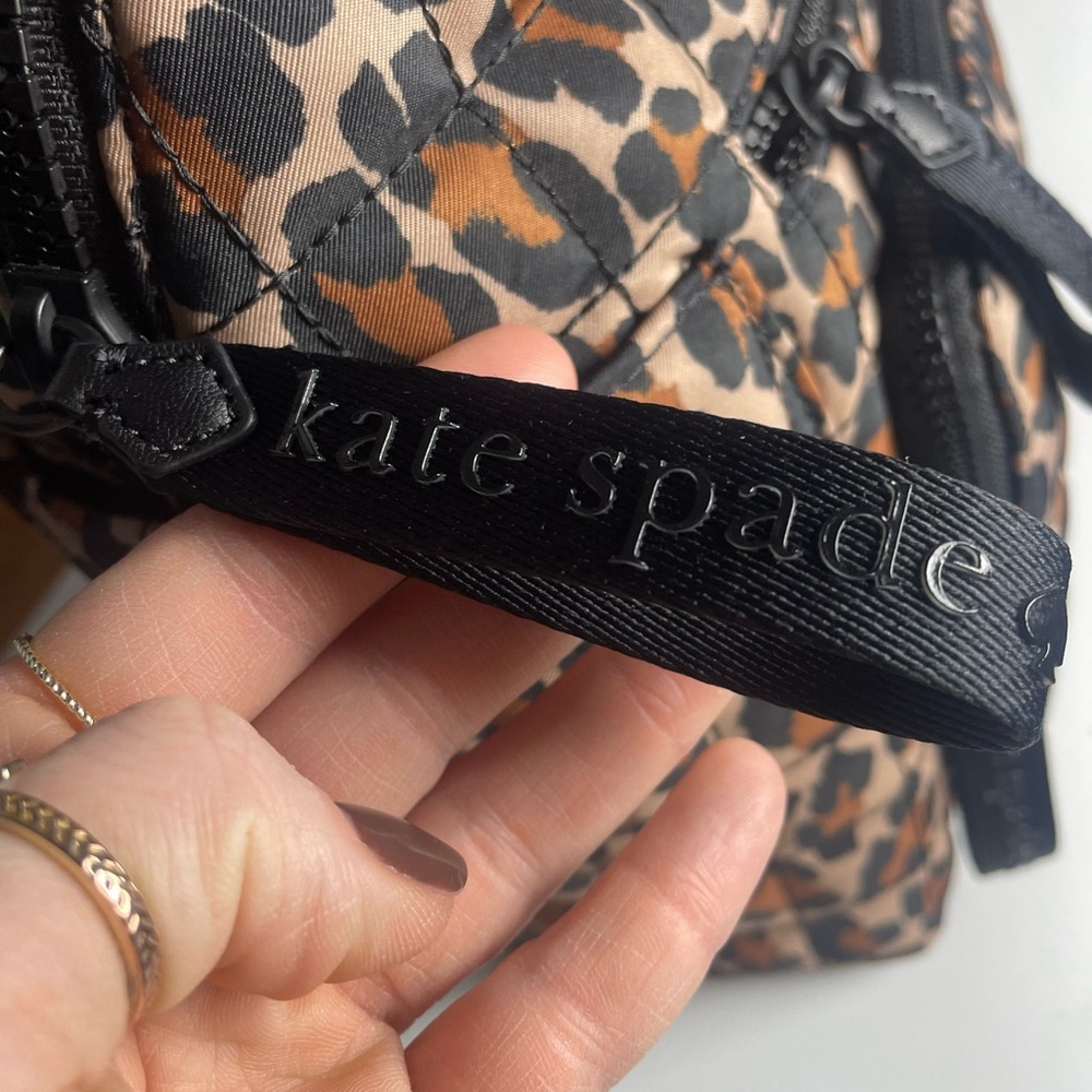 NWT Kate Spade Leopard Print Backpack - Picture 2 of 16